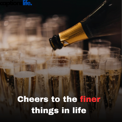 Champagne Caption