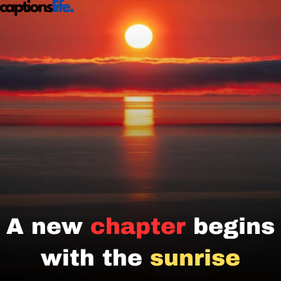 Sunrise Caption