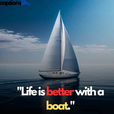 Boat caption