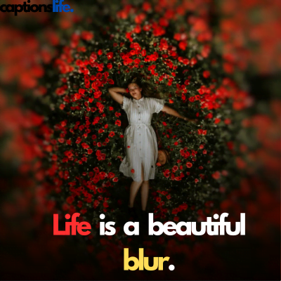 Blur caption