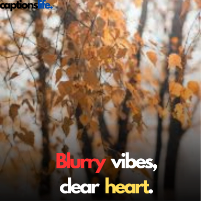 Blur caption