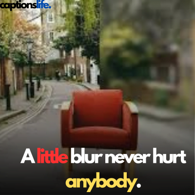 Blur caption