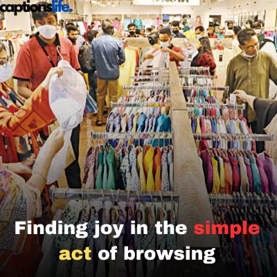 Shopping Caption