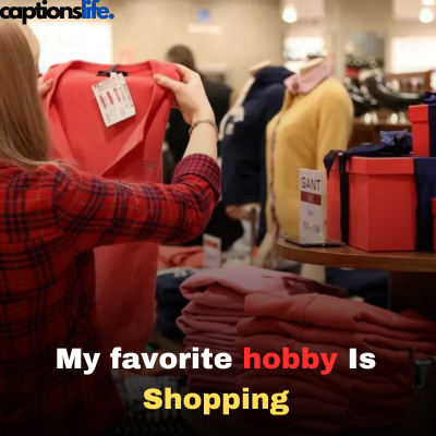 Shopping Caption