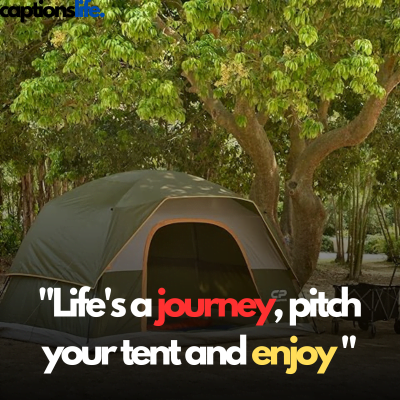 Camping Captions