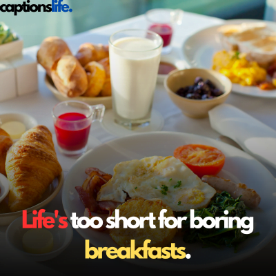 Breakfast Captions