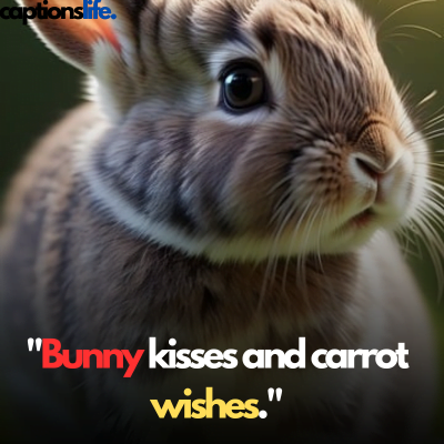 Bunny caption