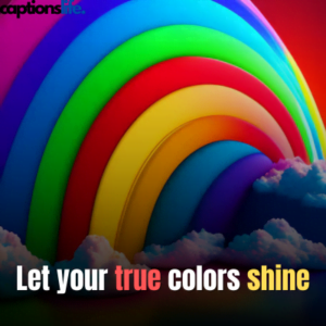 Rainbow Captions