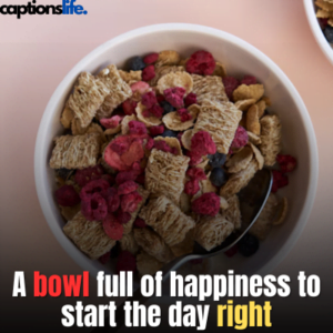 Cereal Captions